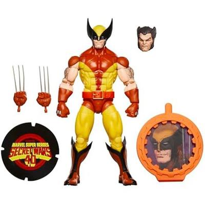 Verzamelbeeldje - MARVEL - Wolverine - 15 cm - Geel en Blauw - Alternatieve Accessoires
