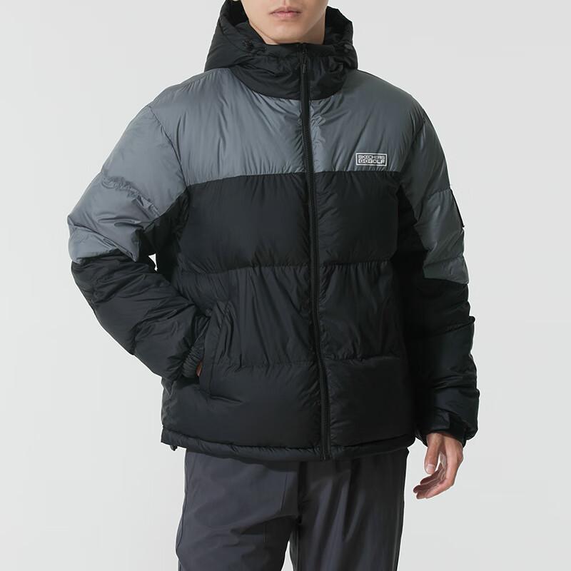 Skechers Go Golf Series Hooded Warm Zipper Duck Down Jacket Unisex Outerwear P425U091-01TS