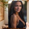 Gothic Woman Retro Metal Wall Sign Vintage Decor for Bar Office Home