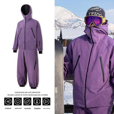 Unisex Winter Ski Pak Set: Waterdichte Jas & Sneeuwbroek voor Buiten Bergklimmen