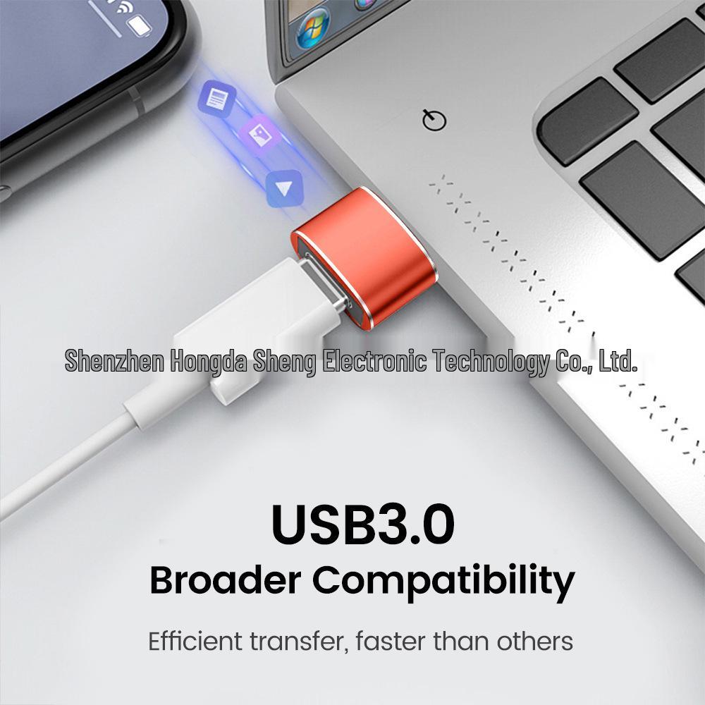 USB To Type-C Male To Female Charger, 6A Mobile Phone Adapter & USB-C Port Converter