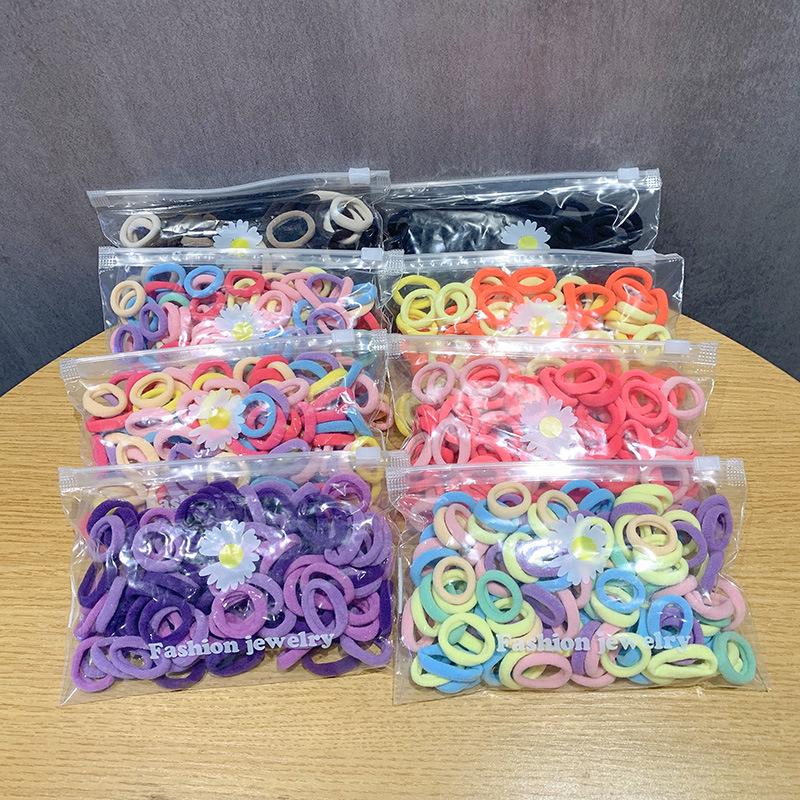 Elastic Hair Tie for Children and Women - Soft, Hair-Friendly Rubber Bands for Little Girls and Babies