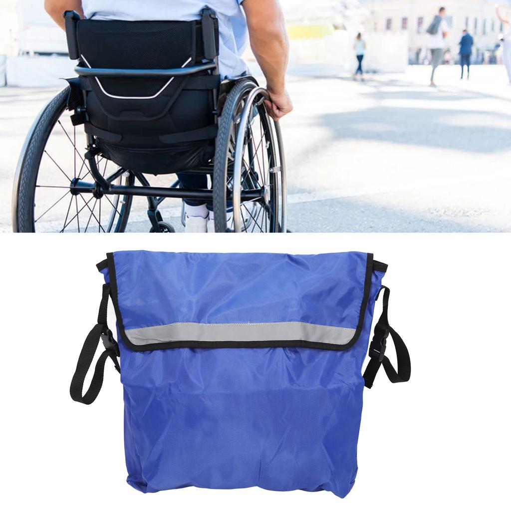 Wheelchair Bag   Shoulder Strap Waterproof Large Capacity Storage Wheelchair Carry Pack for Outdoor