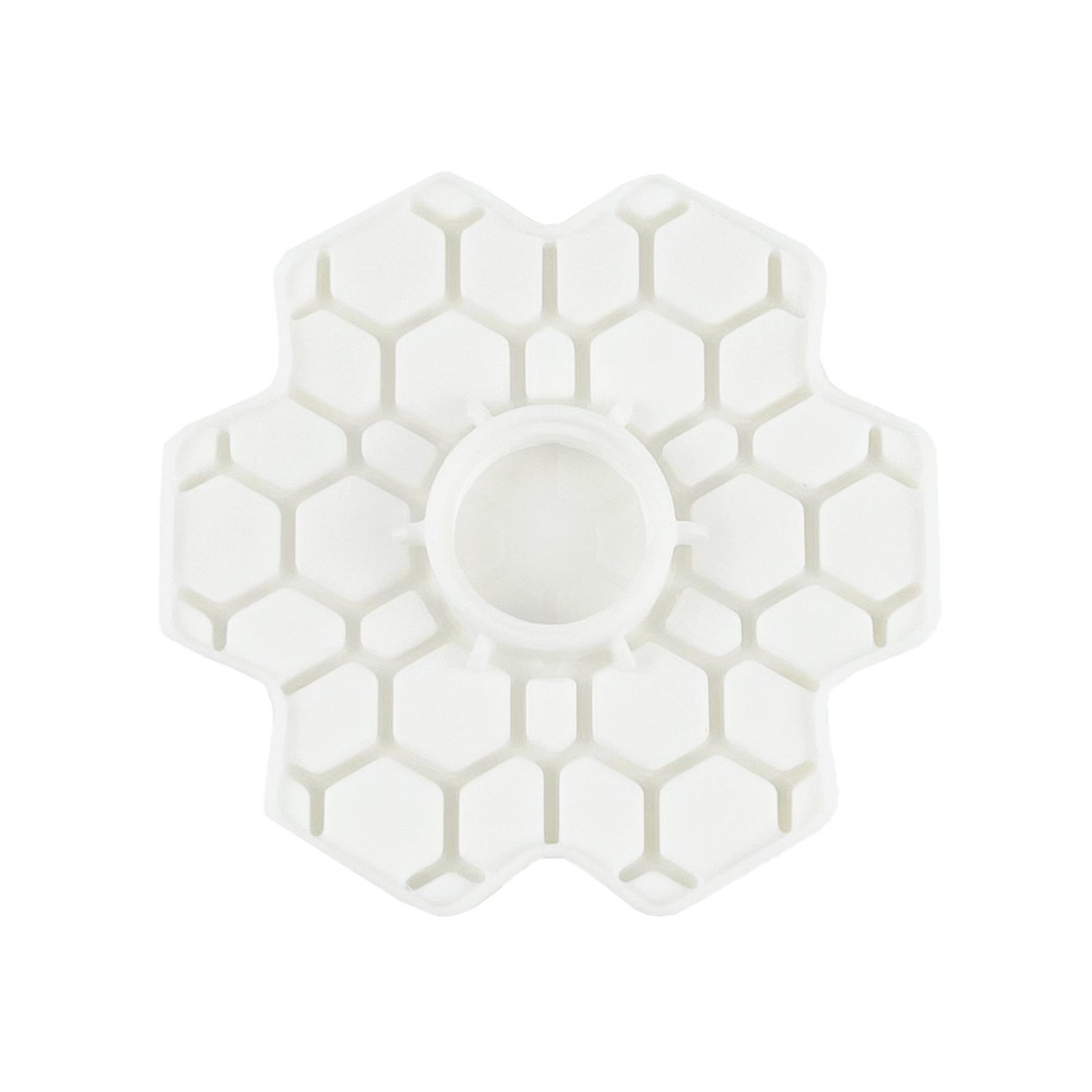 

Bee Feeder Watering Station Garden Drinking Tool Hexagon Shape Durable Plastic Honeybee Feeding Container for Outdoor Beekeeping One Size белый