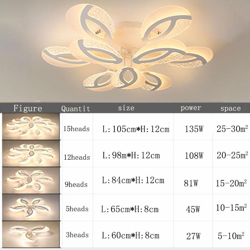 Plafoniera LED Sufragerie Dormitor Alb Restaurant Hotel Vila Lampa Creativa Plafoniera