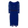Paper Dolls Blaues, figurbetontes Kleid aus Häkelspitze für Damen/Damen