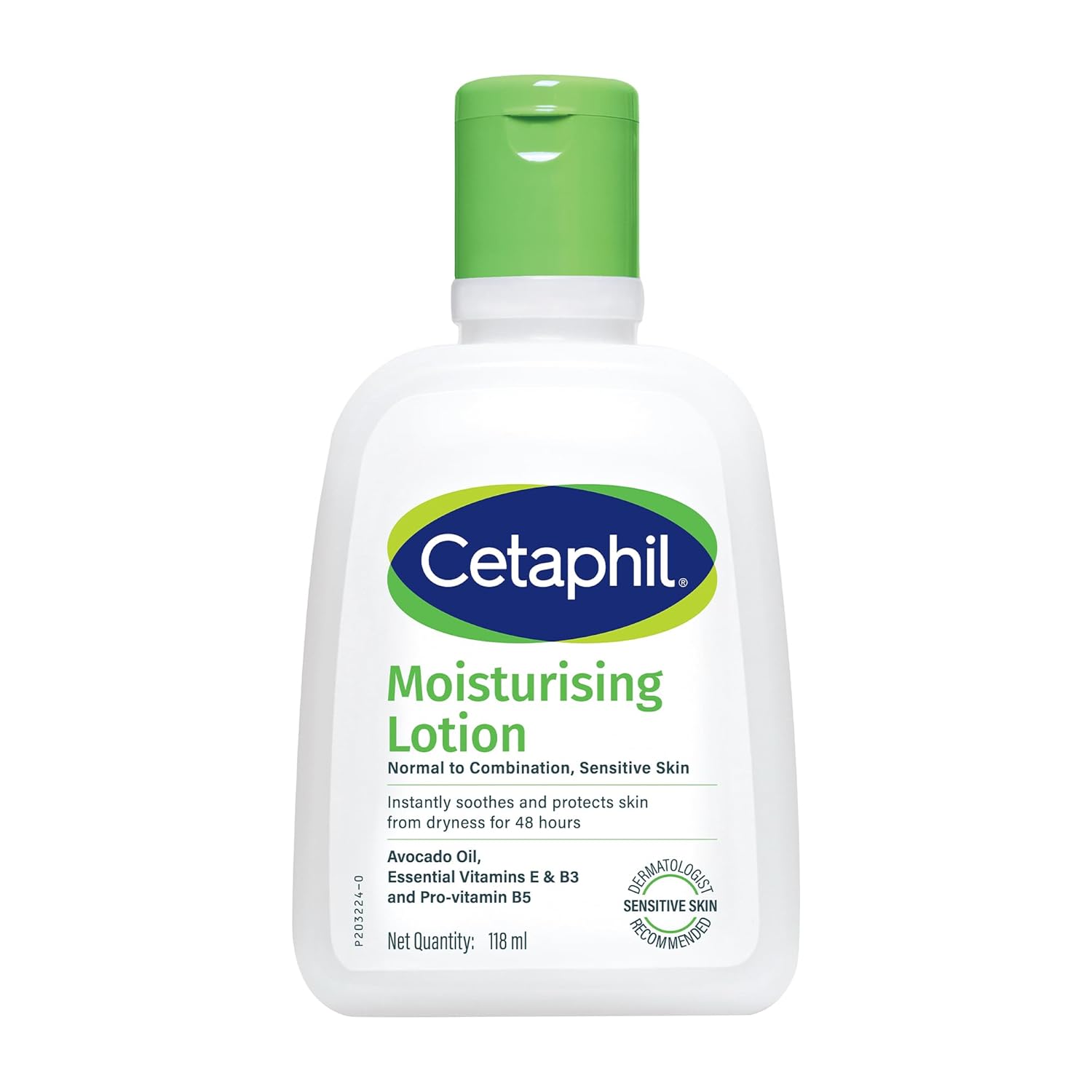Cetaphil Moisturising Lotion 118 ml for Face & Body, Hydrating Moisturizer for Normal & Dry Skin