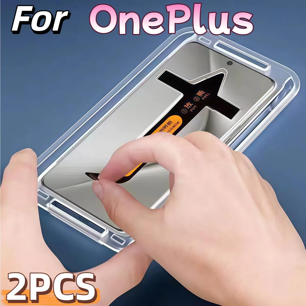 2 szt. OnePlus 13 12 11 10 9 8 Ace 3 2 Pro 1+ Hartowane Szkło Ochronne na Ekran HD Clear Odporne na Zarysowania z Zestawem do Łatwej Instalacji