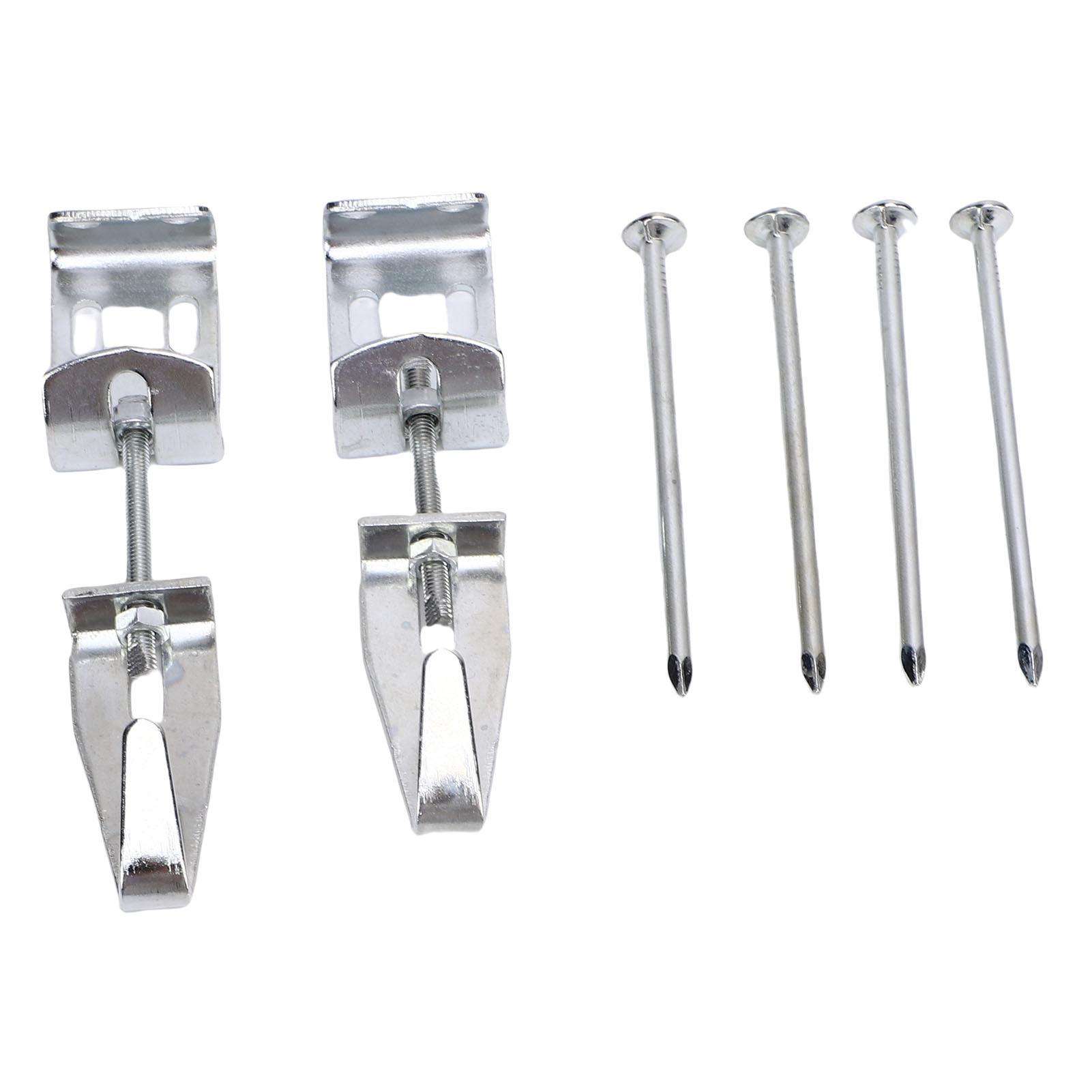 

10pcs Adjustable Picture Hangers J Hooks with 20 Nails for Mirrors Pictures Art Support Up to 100 Lbs