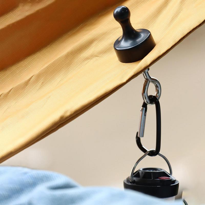 Zelt Magnetischer Haken Zeltbefestigungshaken Mit Bergsteiger-Schnalle Outdoor-Zubehör Für Picknick Multifunktionale Zubehörteile