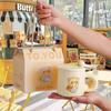 Cute Butter Bear Ceramic Mug Practical Birthday Gift for Friends Sisters and Besties