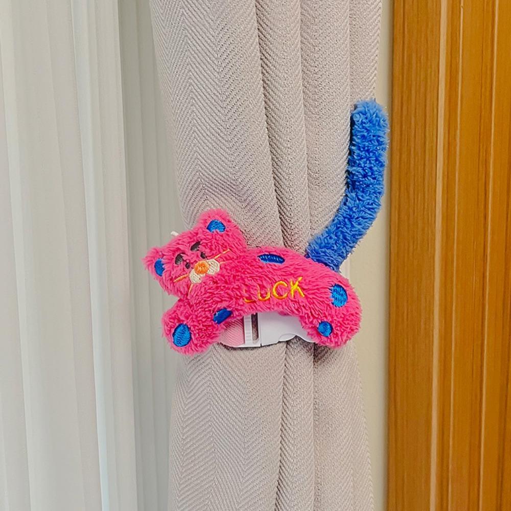 

Мультяшный галстук для штор тигр держатели для штор веревки новый занавес пряжка украшение комнаты красный