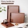 Heavy Duty Wooden Trays Ebony Food Plate New Storage Tray  Fruit Snack