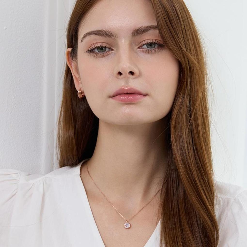 [LeShop] 14K Clarien Necklace (Gold Plated)_LJ5249BRN