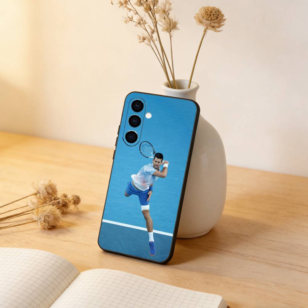 

N-Novak Tennis Legend D-Djokovic Phone Case For Samsung Galaxy A73,A72,A71,A70,A53,A52,A51,Soft Silicone Black Cover Samsung a72