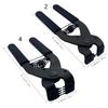 Heavy Duty Leather Hole Puncher Pliers 2 Prongs/4 Prongs Carbon Steel Leather Craft Punching Tool for Leatherworking
