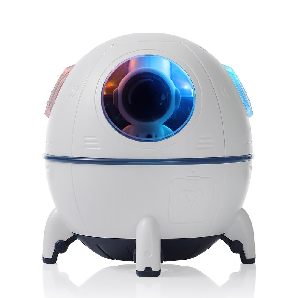 Desktop Space Capsule Air Humidifier Ultrasonic Cool Mist Aromatherapy Water Diffuser Light Astronaut Humidificador Home Office