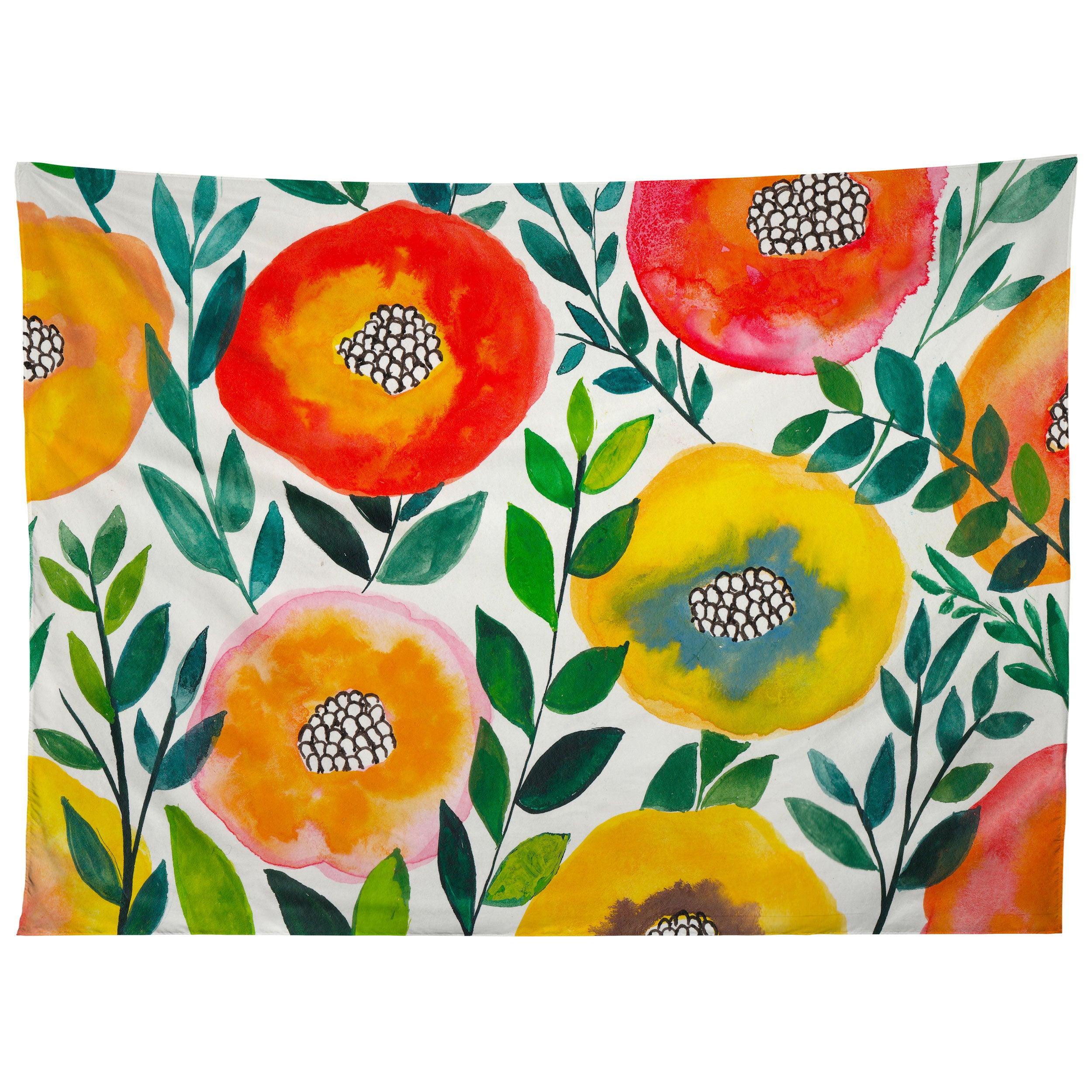 BOTANIC FLORAL 5 tapestry 75x100