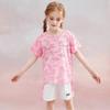ASK JUNIOR Girls' Summer Quick-Dry T-shirt & Shorts Set