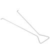 Stainless Steel Golf Hole Cup Picker Putting Green Double Hook Golf Training Aids Accessories