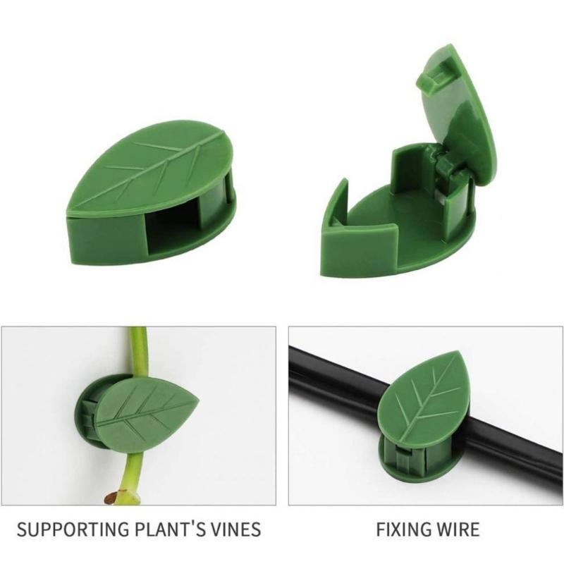10pcs/lot Invisible Wall Rattan Clamp Clip Plant Climbing Wall Clip Wall Vine Fixture Wall Sticky Hook Holder Vine Clip