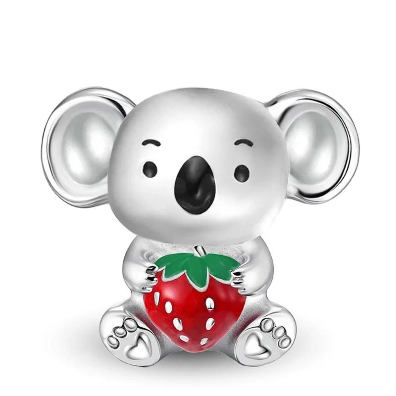 Kupfer Eule Dinosaurier Panda Chamäleon Niedlicher Anhänger Perle Passend für DIY Armband Armreif Herstellung Geschenk von Hochwertigem Schmuck