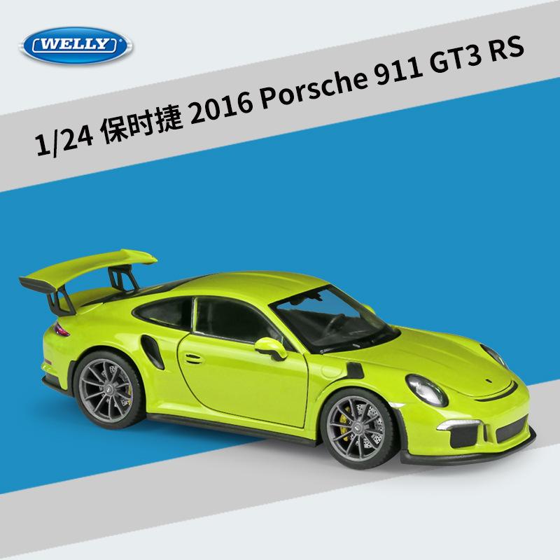 AKEZM1 WELLY 1:24 Scale 1964 Porsche 911 Classic First Generation - Alloy Die-Cast Model with Opening Doors, Collector's Display Gift