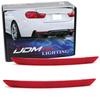 OE-Spec LH RH Red Lens Rear Bumper Reflector For BMW 2014-20 F32 4 Serie M-Sport