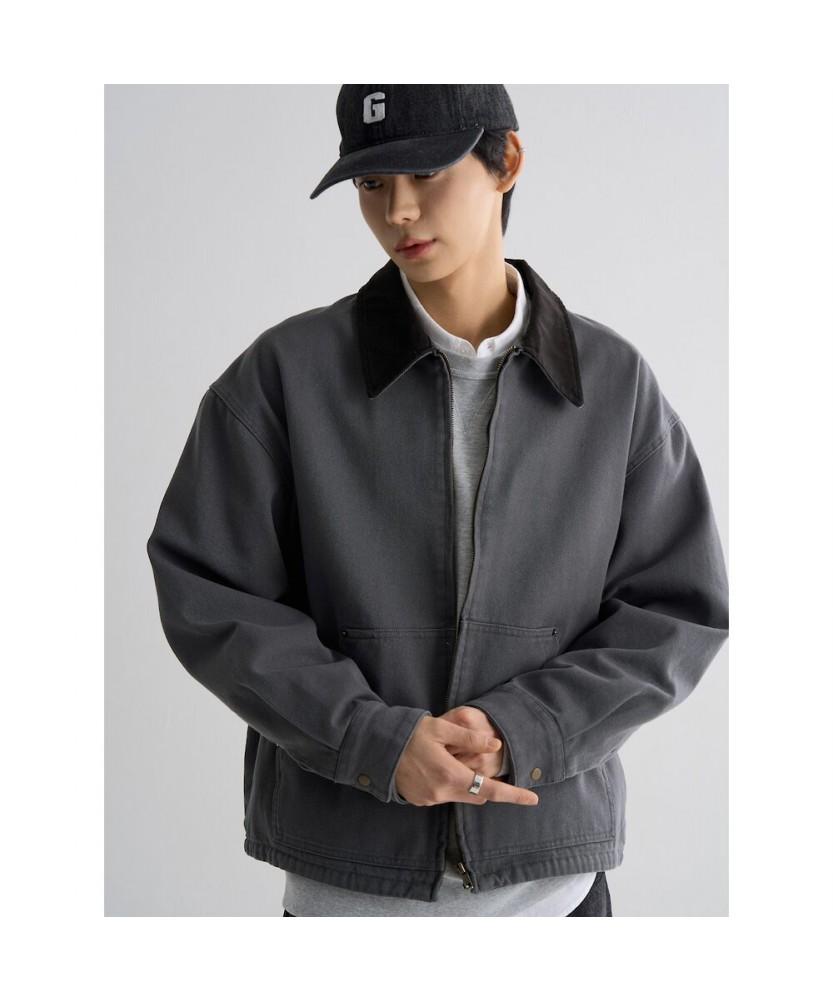 8seconds Natural Washed Cotton Work Jacket Ash