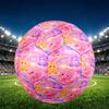 Care Bears Print Size 5 Soccer Ball, PU Wear Resistant Football for Match Training and Daily Practice, Birthday Gift for Soccer Fans