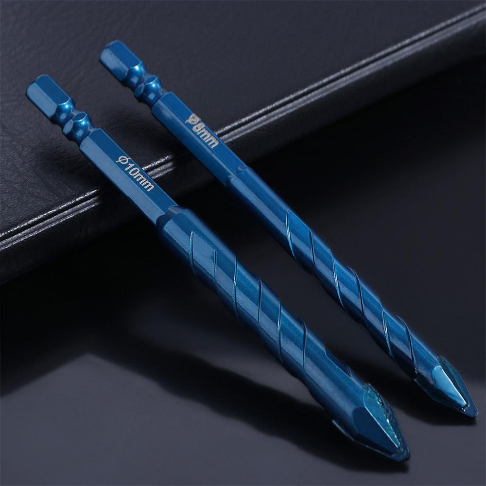 Precision Drilling Eccentric Drill Hole Opener Tile  Drill Bit Triangle Tile Drill Set  Tile