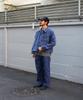 Sulfur Dyed Fade Coverall Outer Jacket BLUE M [Snow Peak] JK-26SU015 Men's Women's