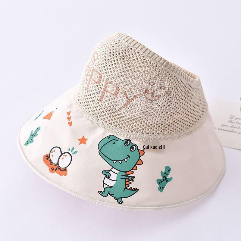 Kids' UV Protection Wide Brim Straw Sun Hat for Boys & Girls