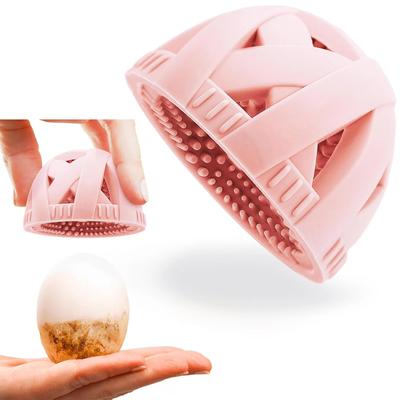 Silikon Eierreinigungsbürste Flexible Eierreinigungsbürste Werkzeuge Multifunktionaler Eierschrubber Leicht zu Reinigen Küchenzubehör Gadgets