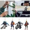 Skeleton Decorative Acrylic Car Accessory Colorful Cartoon Charm For Halloween And Holiday Decor