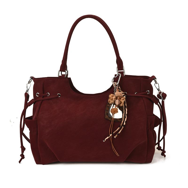 Brand Tote Bag Fashi Korean Shoulder Bag Y2k Handbag Drawstring Crossbody Bag With Charm Travel Storage Bag Bolsos De Mujer