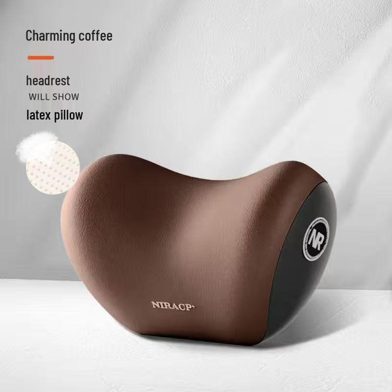 Car Seat Back and Neck Support Cushion: Headrest and Lumbar Pillow