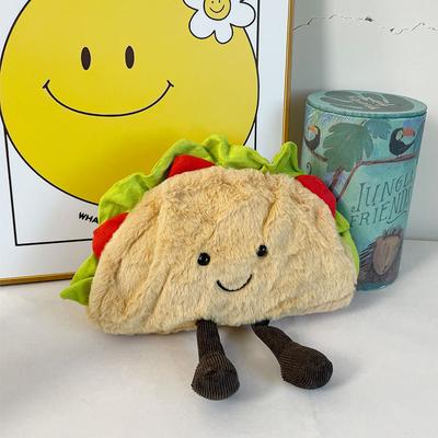 Fun Sandwich Doll Cute Burger Plush Doll Bread Doll Children's Soothing Toy Wedding