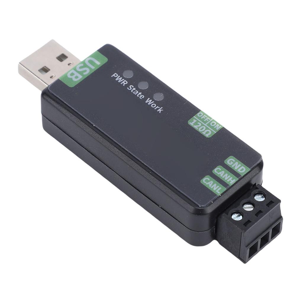 USB to CAN FD Adapter, Based on Canable2.0, Support CAN 2.0 A/B Protocol, Multiple Firmware, Hardware, 5 Mbps, 3D Printer Bus Analyzer