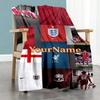 Liverpool Customize Your Name Blanket Throw Customizable Blanket Durable Comfort Throw For Bedding Bed Home Decor Seaside Four Seasons Multipurpose
