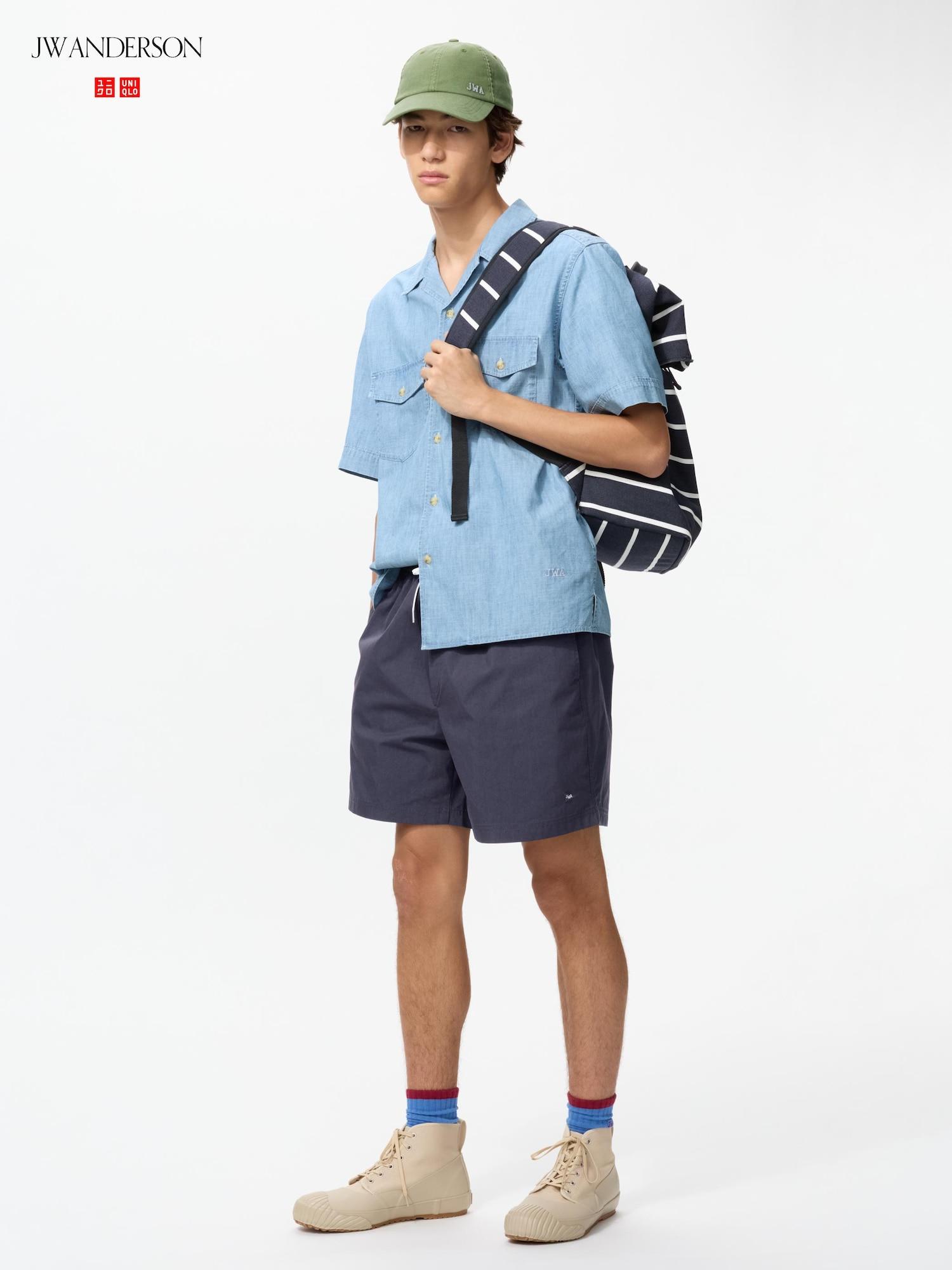 Uniqlo Япония Легкие шорты 69 NAVY/XXL