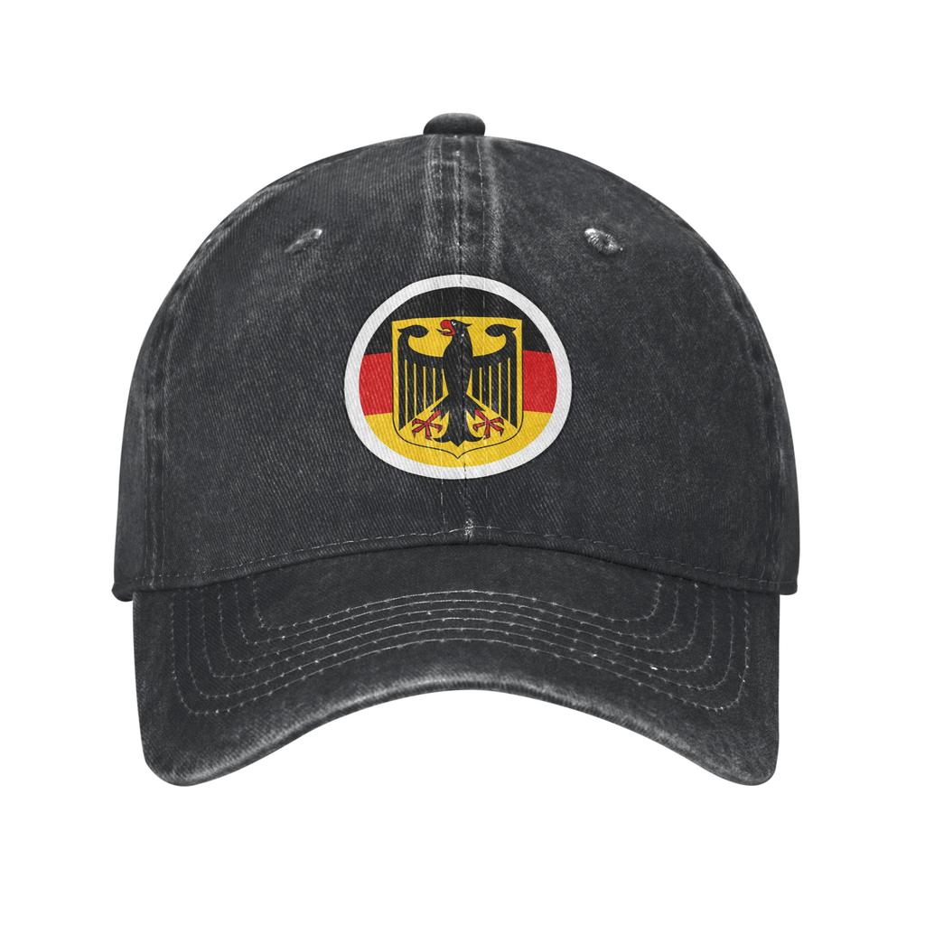 German Coat of Arms Empire Flag Denim Cap Casual Baseball Caps Adjustable Hat Summer Unisex Baseball Hats