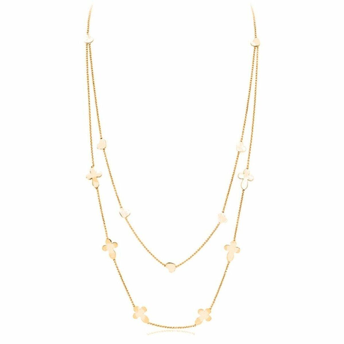 

Женское колье Amen CROCI CUORI DOPPIA TU прозрачный