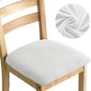 Strapazierfähiger, abnehmbarer Sitzbezug für Esszimmerstühle, Esszimmer, Küche, Bankett, Jacquard-Stretch-Stuhl-Sitzkissen-Schonbezug