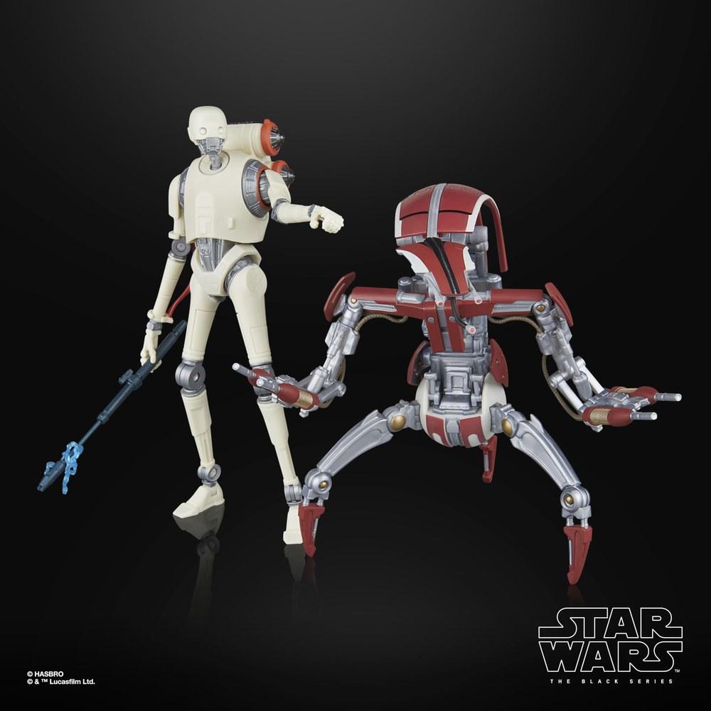 Hasbro Star Wars Black Series KX Security Droid Enforcer & Droideka Action Figure 15cm 2-Pack Star Wars Jedi Survivor Collection G1317