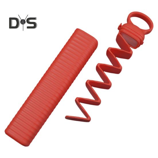 

Форма для кубиков льда, лоток для кубиков льда Easy-Press с крышкой, многоразовый льдогенератор для морозильника, герметичный, с антипригарным покрытием, решетчатый льдогенератор красный