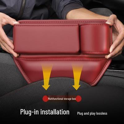 Praktický úložný box do mezery autosedačky a organizér interiéru