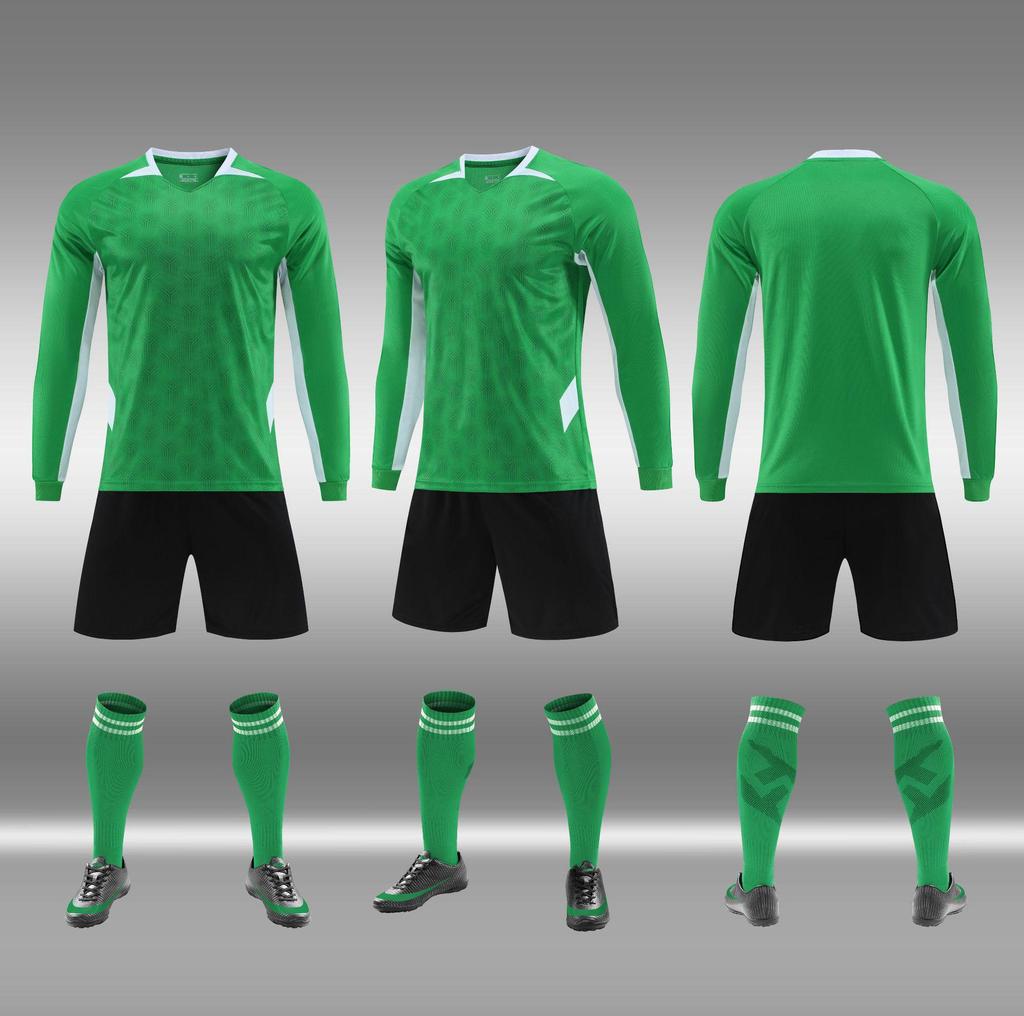 Kelme Long Sleeve Football Training Suit - Round Neck, Breathable, Spring/Autumn.