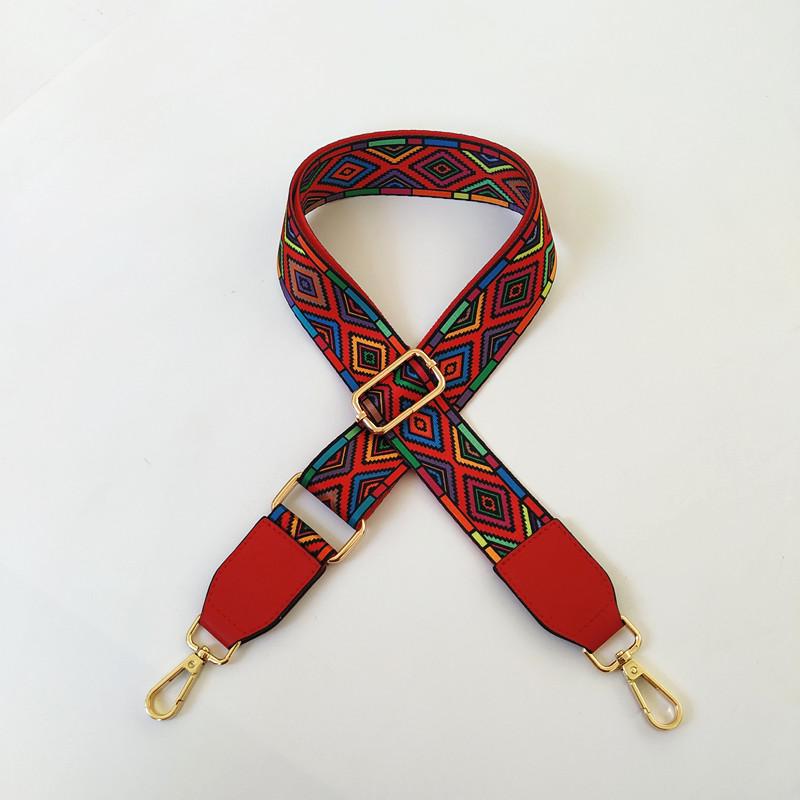Adjustable Ethnic Style Wide Shoulder Strap for Crossbody Bags