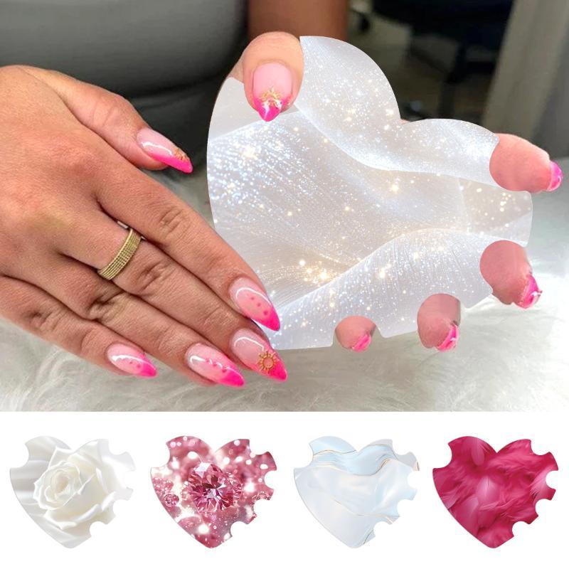 10Pcs Nail Art Display Cards Thickened Handmade Press On Nails Photography Prop For Home DIY Nail Art Creation Display